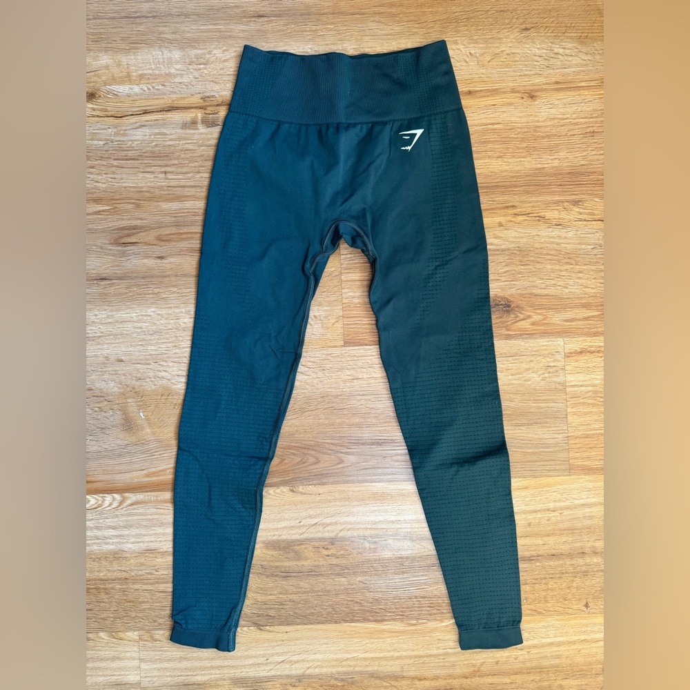 Gymshark Viral Seamless 2.0 Leggings in Woodland Green Marl
